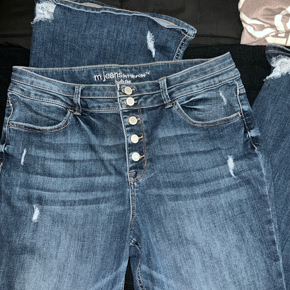 Women high rise jeans